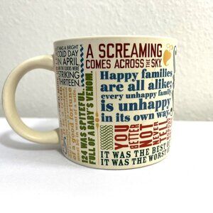 First Lines of Literature Coffee Mug by The Unemployed Philosophers Guild